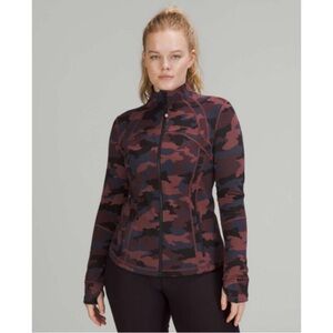 Lululemon Athletica Pink and Black Camouflage Ski Jacket